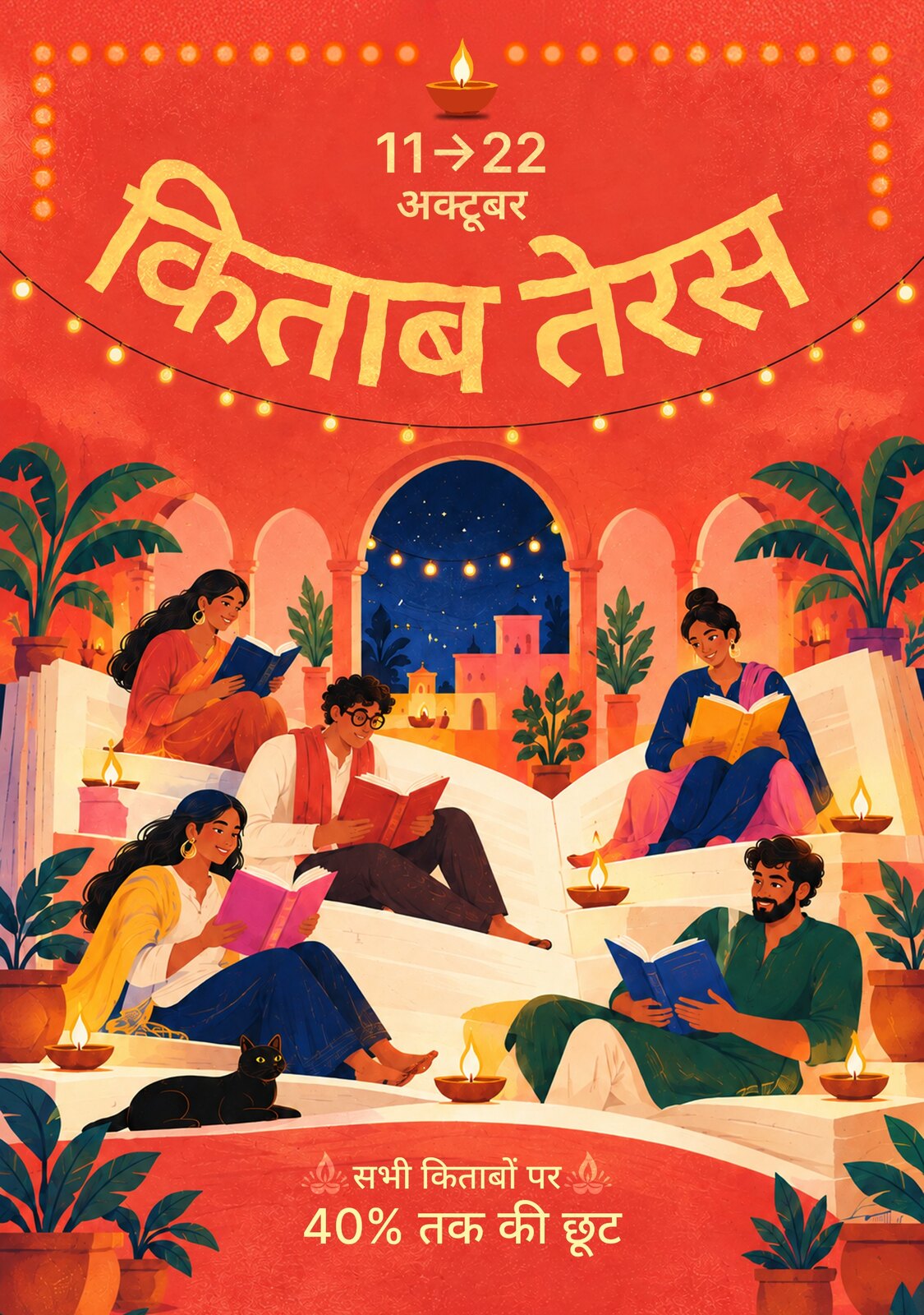 किताब तेरस — 11 से 22 अक्टूबर, सभी किताबों पर 40% तक की छूट + मुफ़्त डिलीवरी